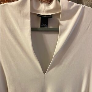 Elegant White Sleeveless Top